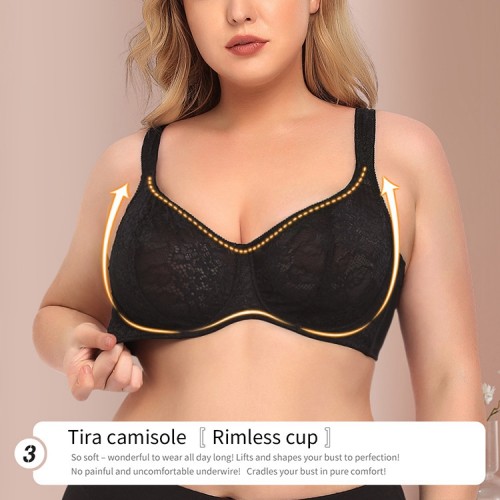 Lace Rimless Bra