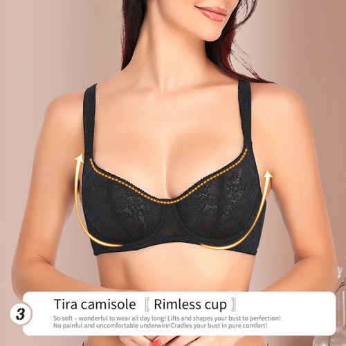 Lace Rimless Bra