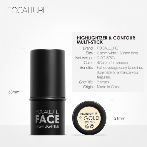 FOCALLURE Face Highlighter More Colors