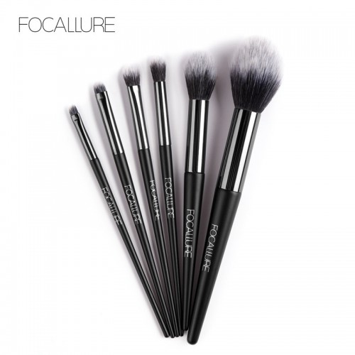 FOCALLURE Graphic Makeup Brush Set 6pcs