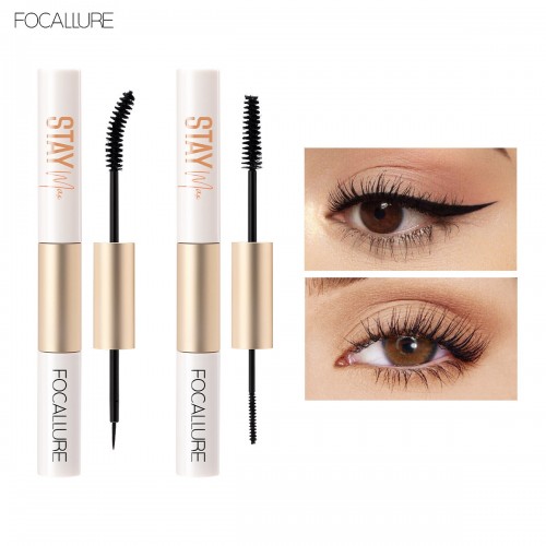 FOCALLURE Mascara Eyeliner & Mascara Fiber Eyelash Primer 2 In 1