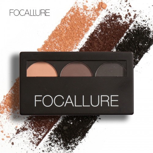 FOCALLURE 3 Colors Eyebrow Powder