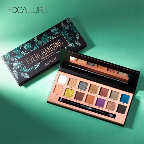 FOCALLURE Tropical Vacation Eyeshadow Palette 14 Colors