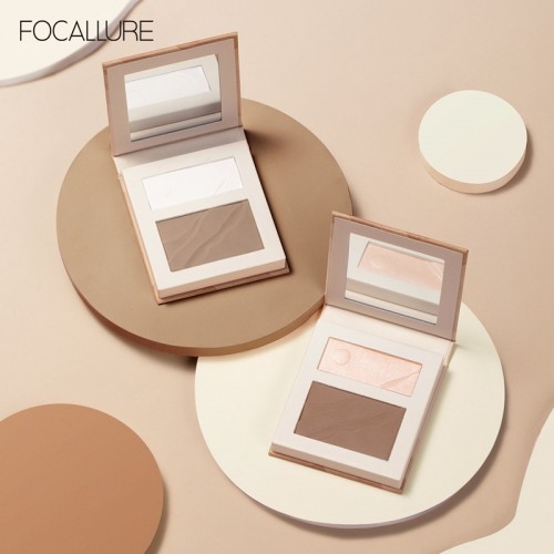 FOCALLURE 修容粉通用遮暇自然色白色立體提亮